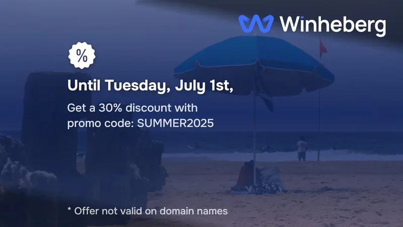 Summer Promo Code: 30% Off Winheberg Web & Server Hosting
