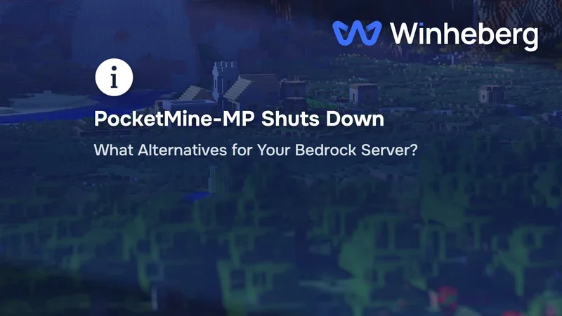PocketMine-MP Shuts Down, What Alternatives for Your Bedrock Server?