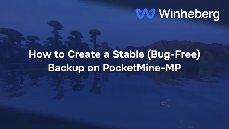 How to Create a Stable (Bug-Free) Backup on PocketMine-MP
