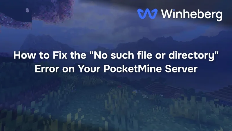 How to Fix the "No such file or directory" Error on Your PocketMine Server