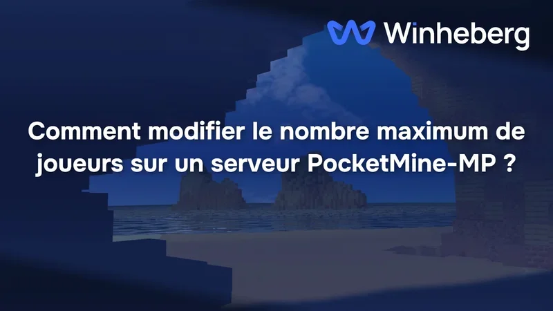 Comment modifier le nombre maximum de joueurs sur un serveur PocketMine-MP ?