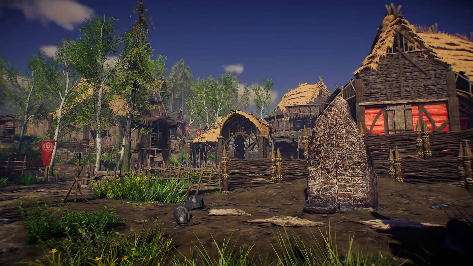 Fonctionnalités d'hébergement serveur Aska avec construction de colonies vikings et gameplay de survie coopératif