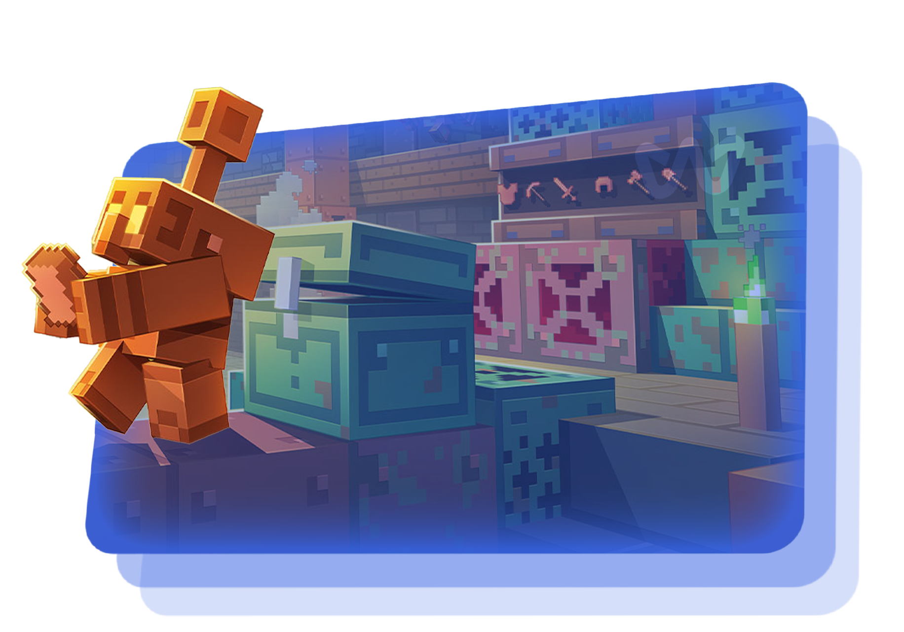 Logo Minecraft Bedrock