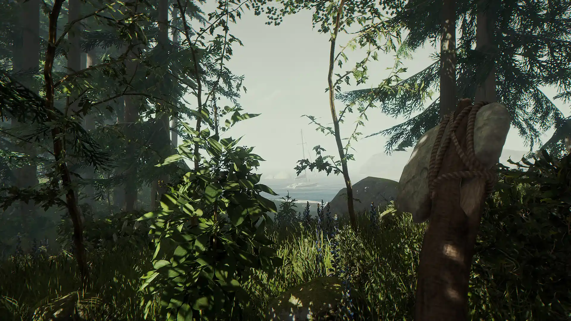 Fonctionnalités d'hébergement serveur The Forest avec survie horrifique et gameplay de défense coopératif