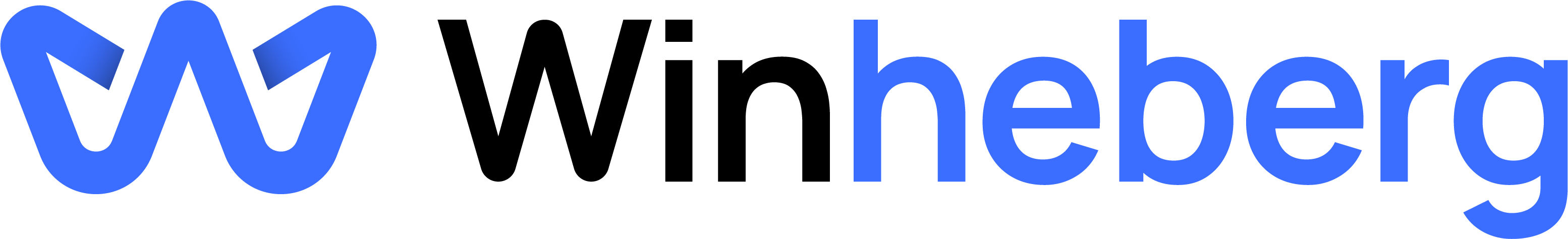 Winheberg logo noir bleu